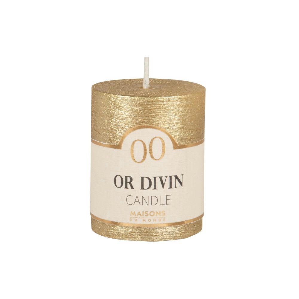 COLORAMA - Bougie dorée H6