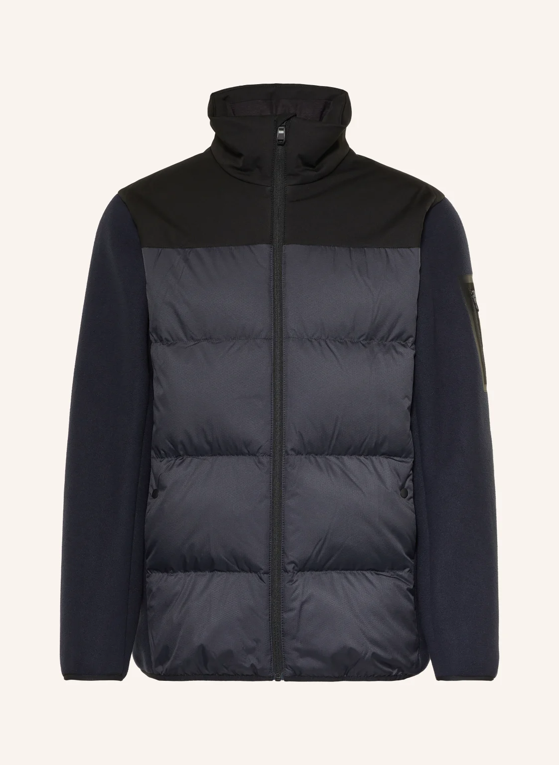 BOSS Daunenjacke BLOCK im Materialmix