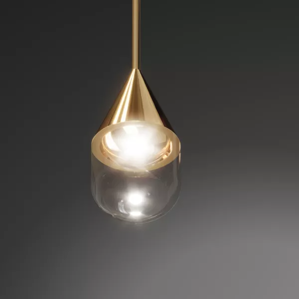 Lampa Wisząca Nata 1xLED złota PL0104-GD