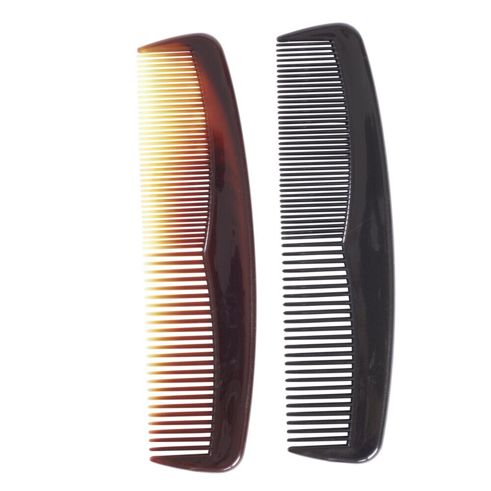 Peigne de poche x2 plastique noir