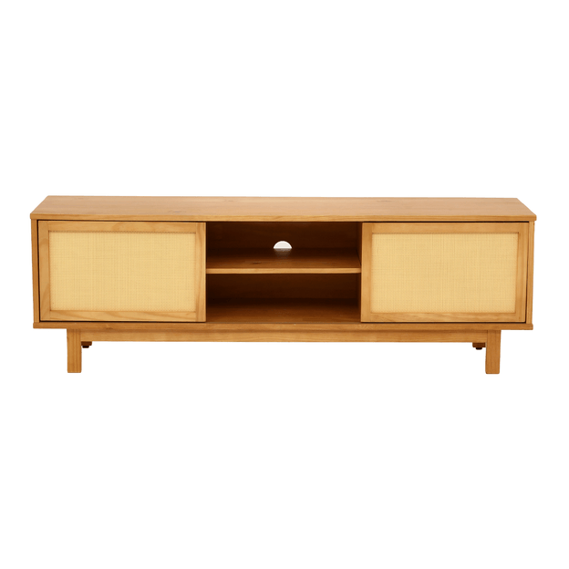 RACK 2 PORTAS DE CORRER COM PALHINHA 1,60 M X 40 CM PALHANDI