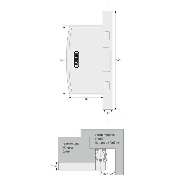 Fenstersicherung, FAS97 W CL/DFNLI