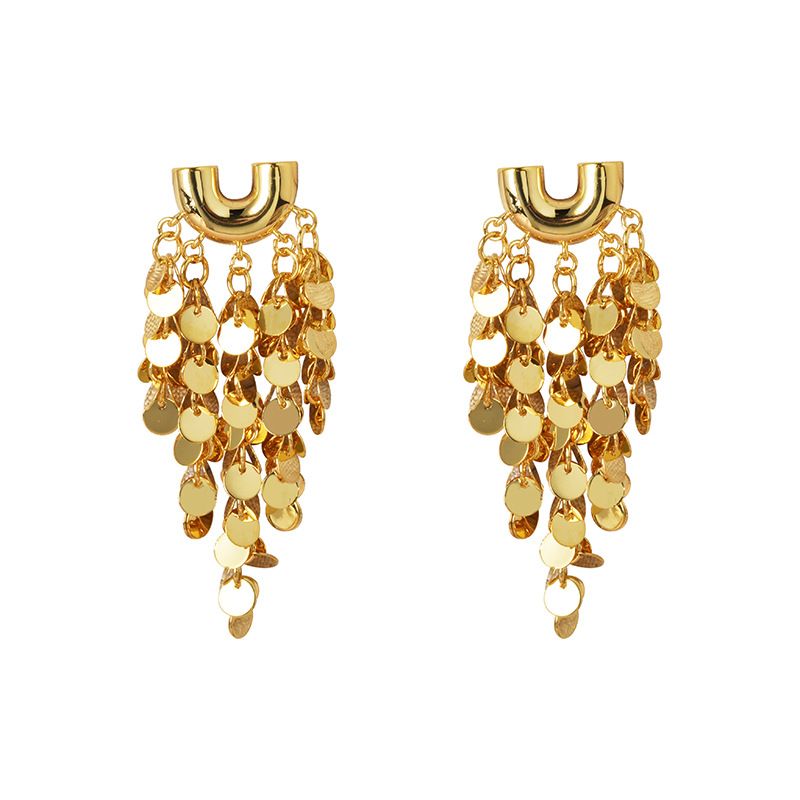 PEACH ACCESSORIES Dazzling Tassels Earrings