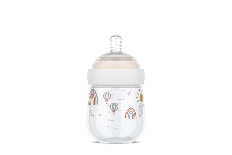 babyfles mio 165 ml - sunshine & rainbow