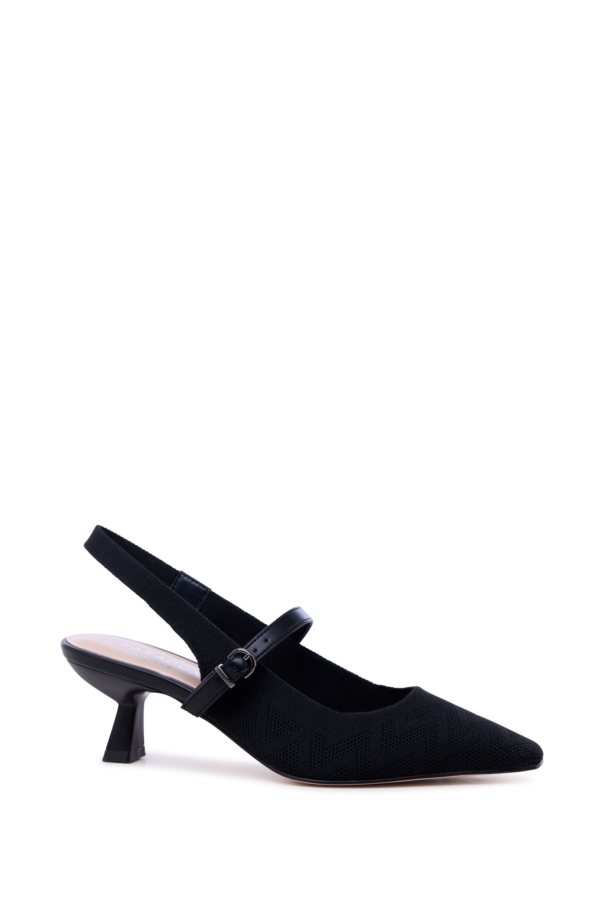 Paradox London Tropicana' Sling Back Low Heel Shoes