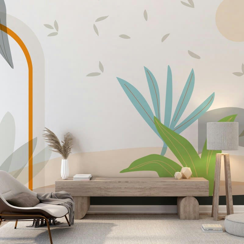 ALIZÉ FARO - Papier Peint Panoramique L432xH270cm Multicolore Abstrait