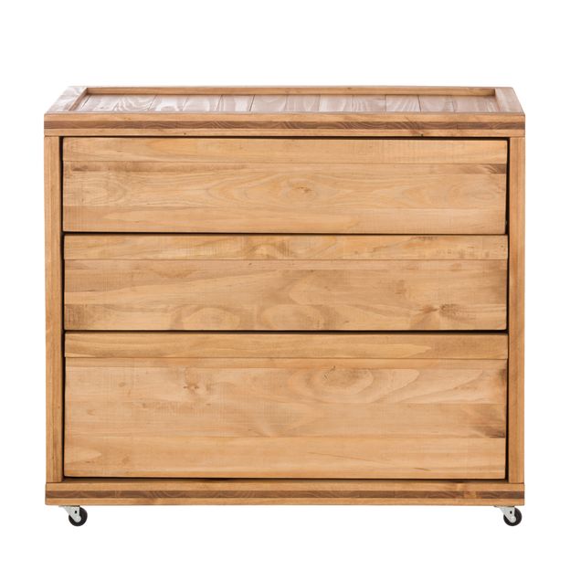 CÔMODA 3 GAVETAS 90 CM X 45 CM CRATES