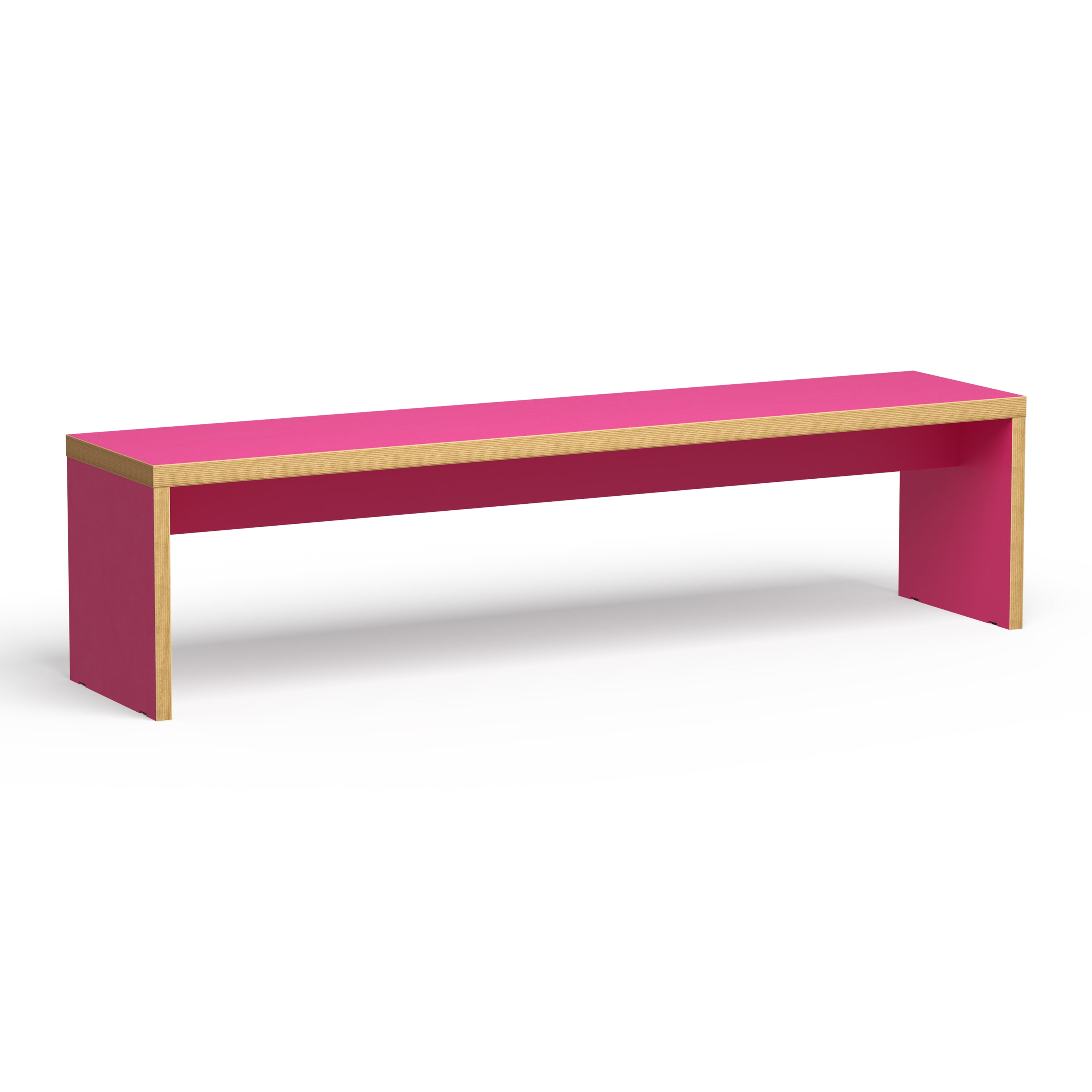 HKliving Bench Bankje B 180 cm - Raspberry