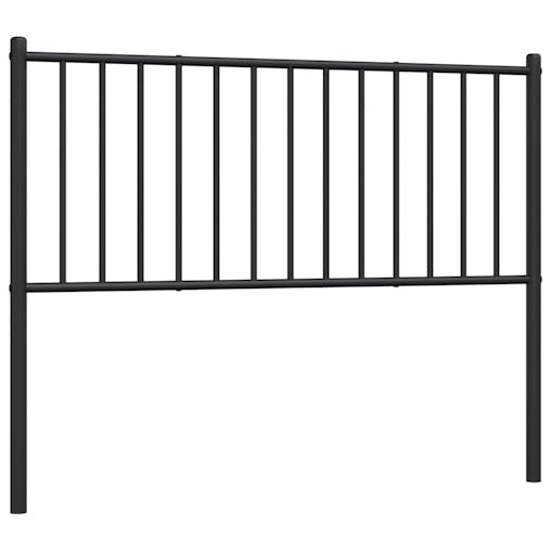 NNEVL Metal Headboard Black 107 cm