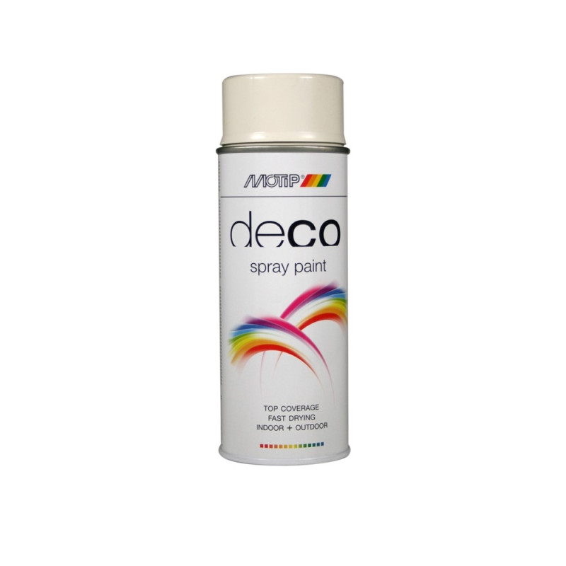 Peinture Deco Paint blanc gris brillante 0,4 L MOTIP