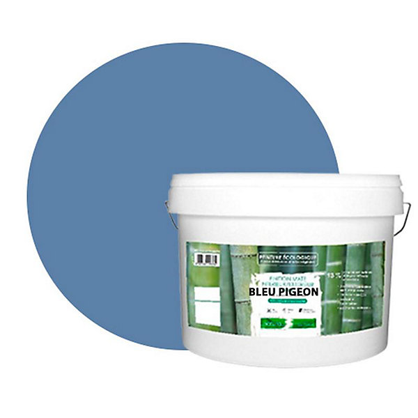 Bleu Pigeon Peinture interieur exterieur aspect mat Natura - Bleu Pigeon - 10L