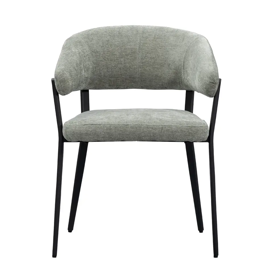 Eetkamerstoel Liv - stof - groen