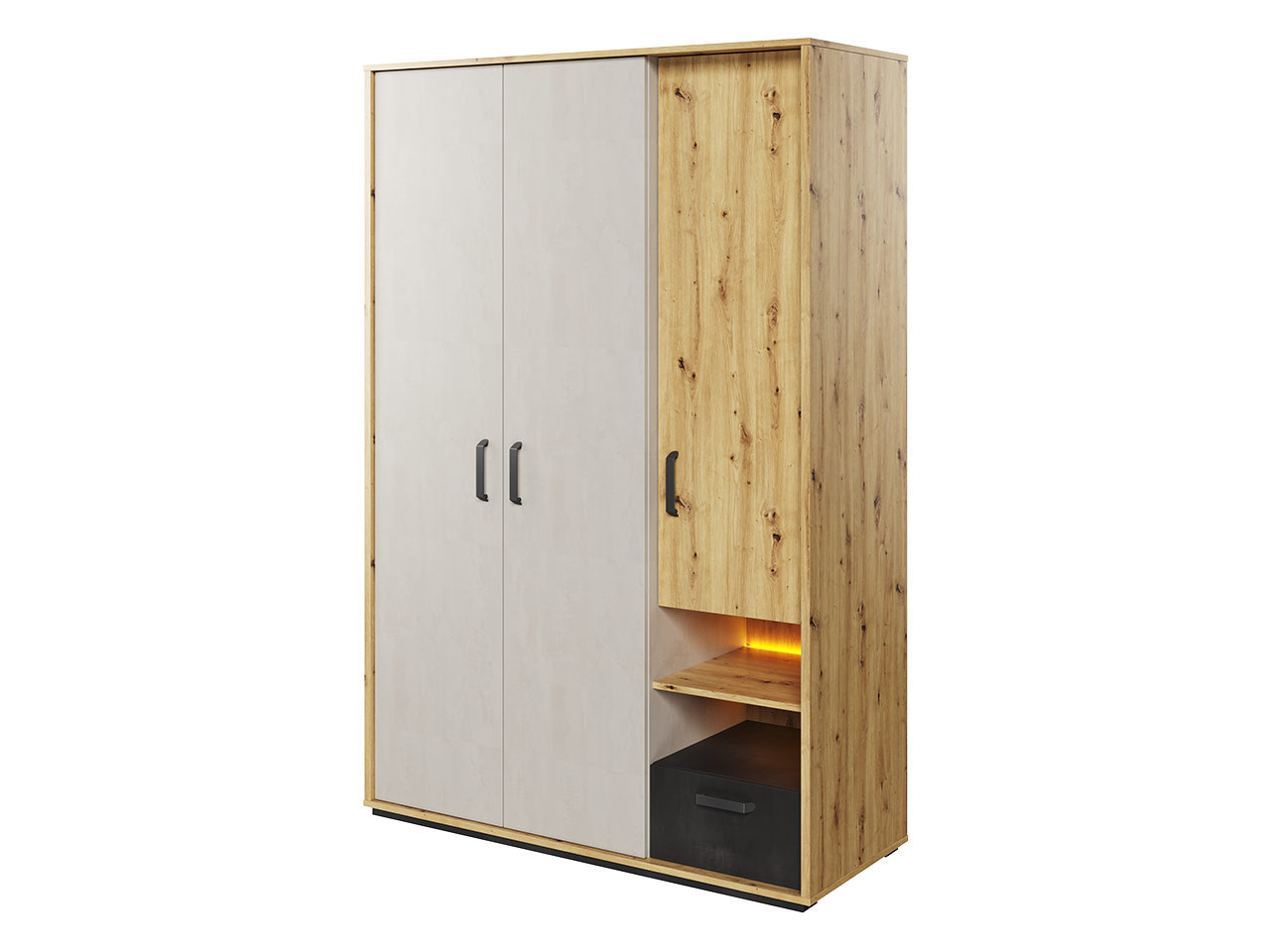 Szafa trzydrzwiowa 3D1S Qubic QB02