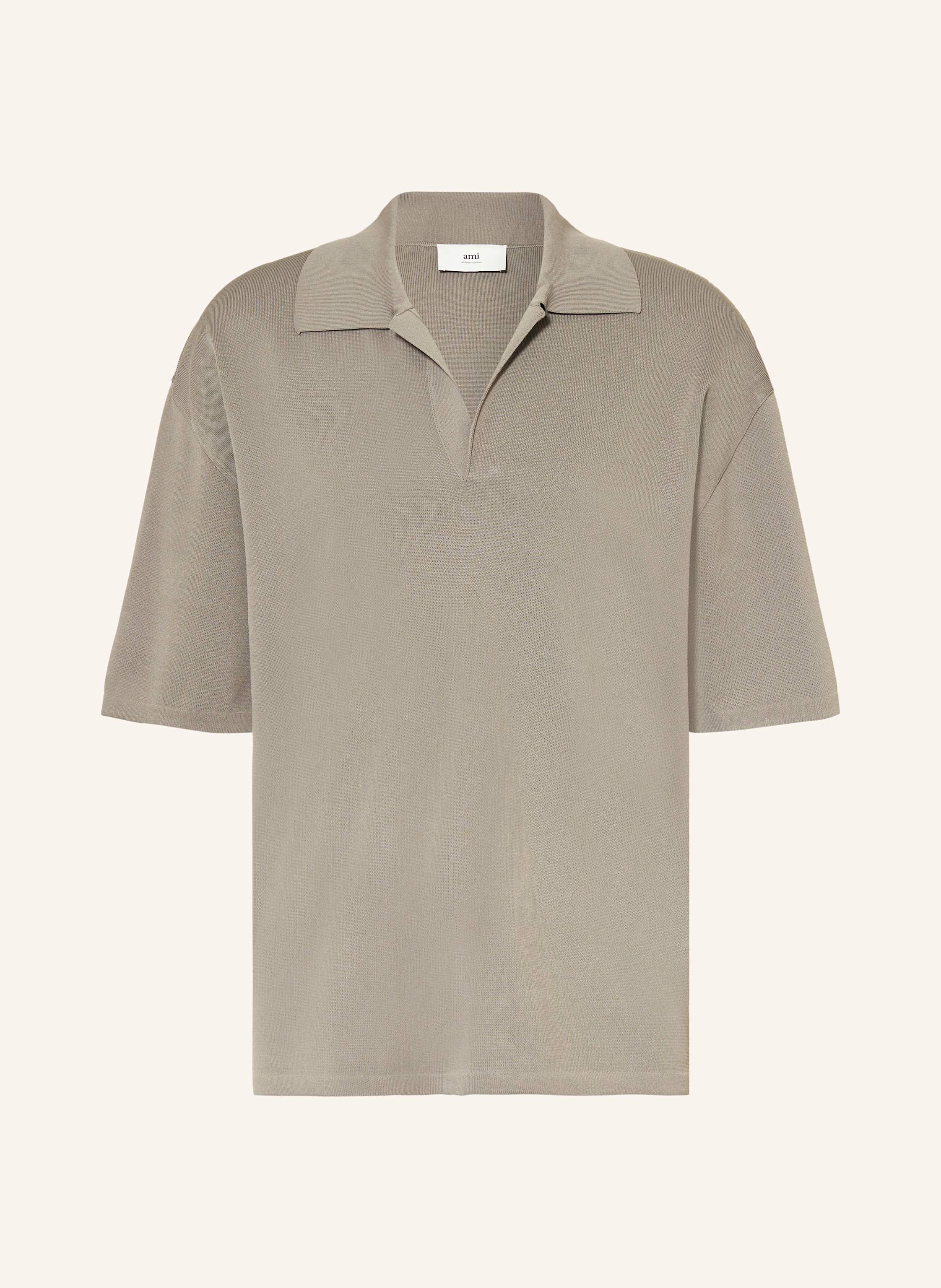 Ami Paris Strick-Poloshirt