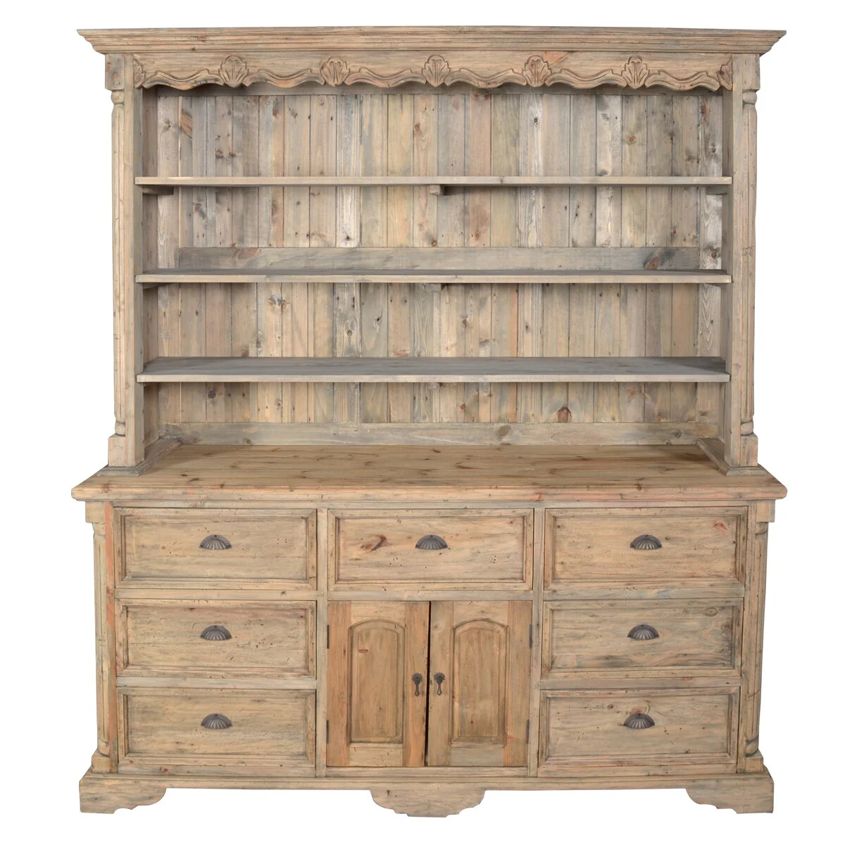 Farmhouse Cote de Azur Hutch in Natural Finish