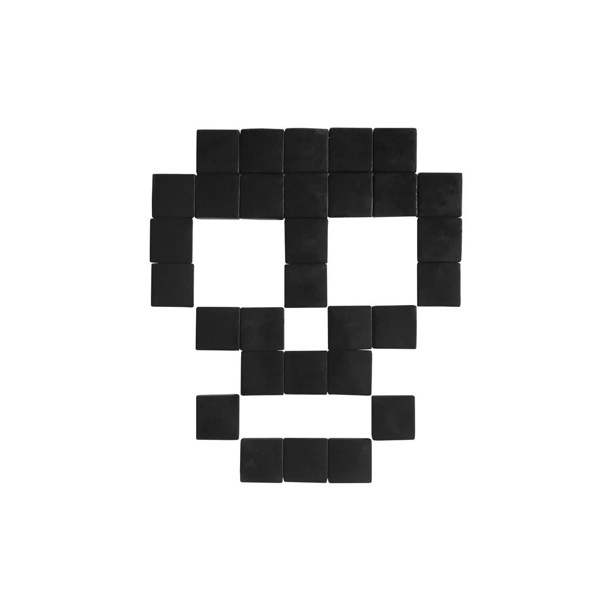 OUTDOOR CRANE - Mosaïque adhésive en verre noir