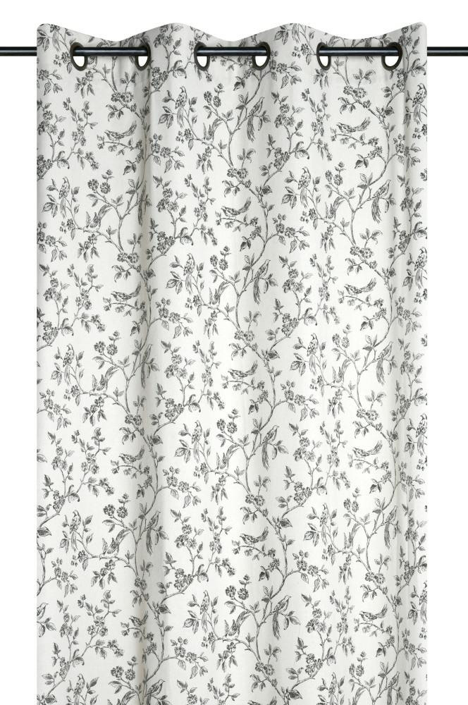 Zasłona vintage clarine 140x260 bawełna ptaki