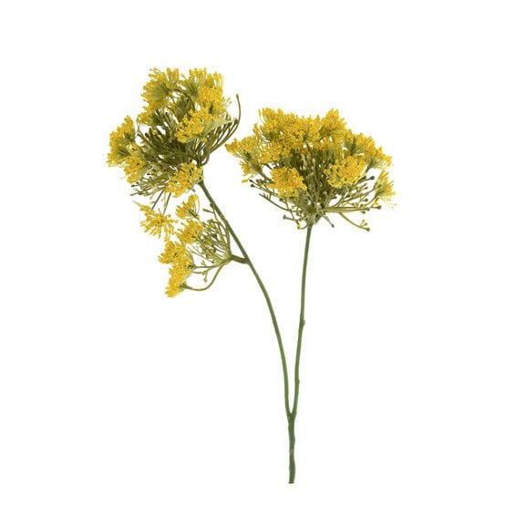 Yellow Cow Parsley Stem 43cm
