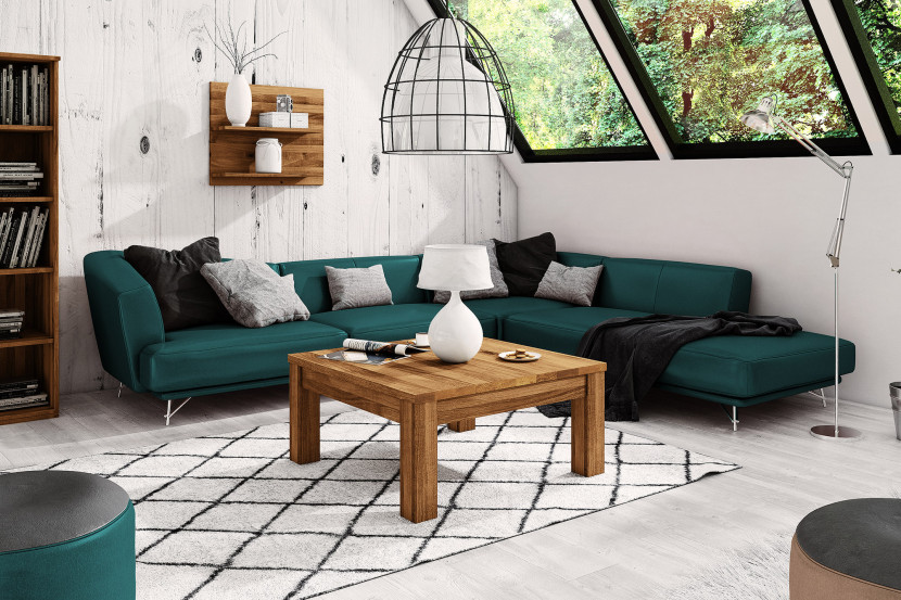 Stolik VENTO 70 x 70 cm Dąb Dziki