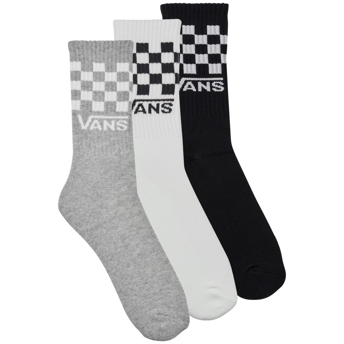 Vans - M CLASSIC CHECK CREW - White / Black / Grey