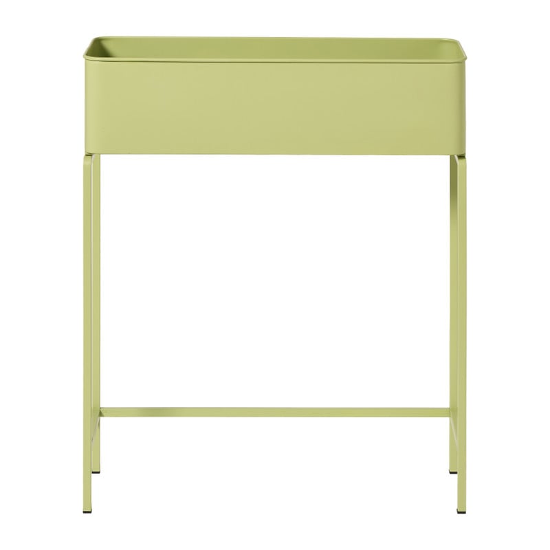 Plantenbak voor balkon breed - groen - 60x71x20 cm