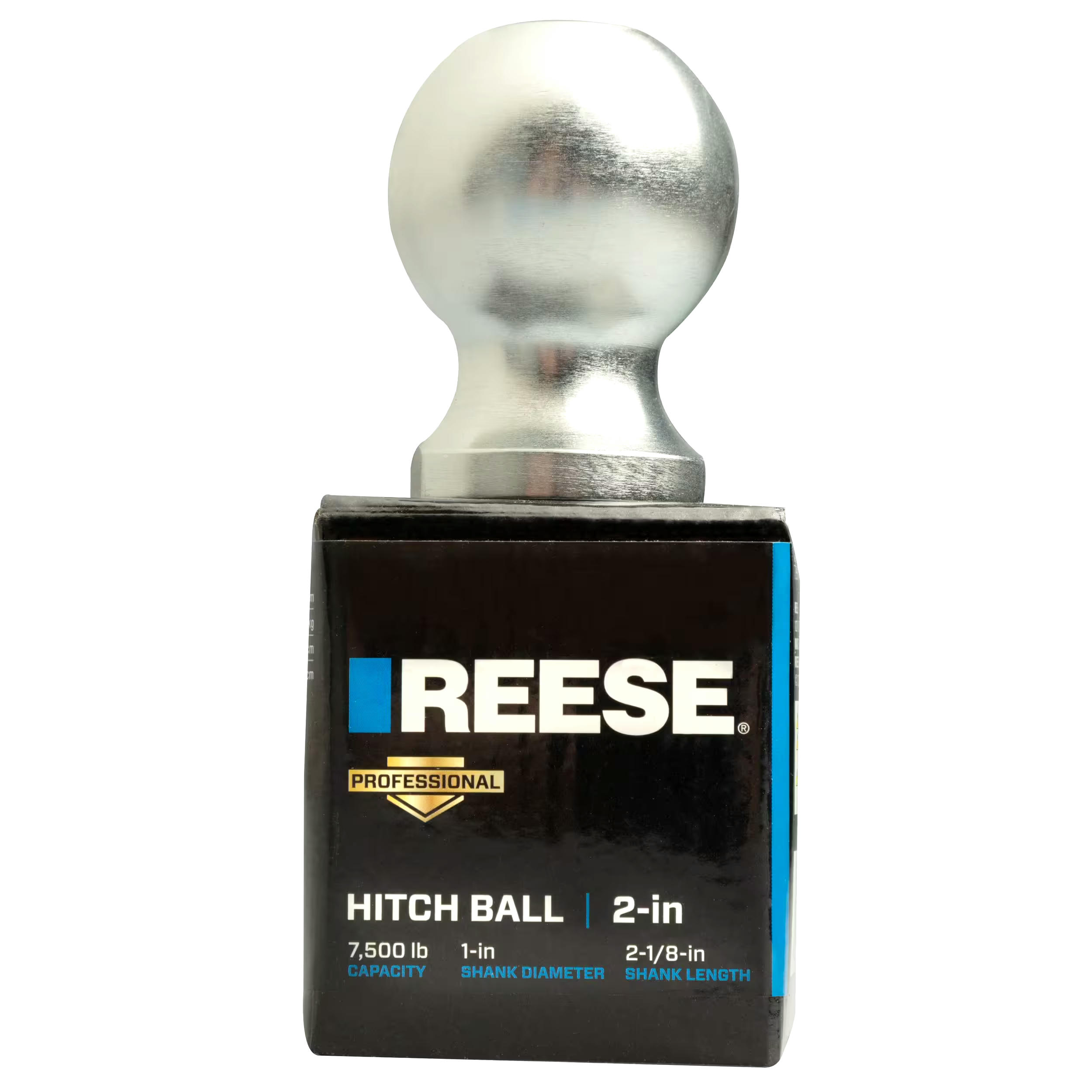 Reese Professional Towing Hitch Ball, Zinc HD, 2-in Diameter, 7000-lbs
