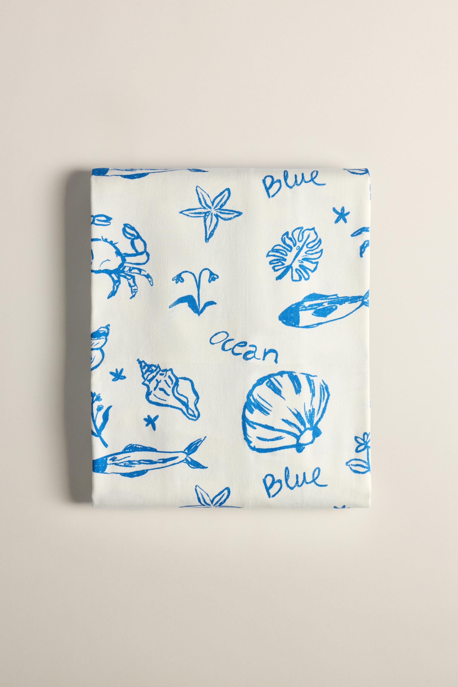 Mantel water repellent estampado 140 x 240 cm