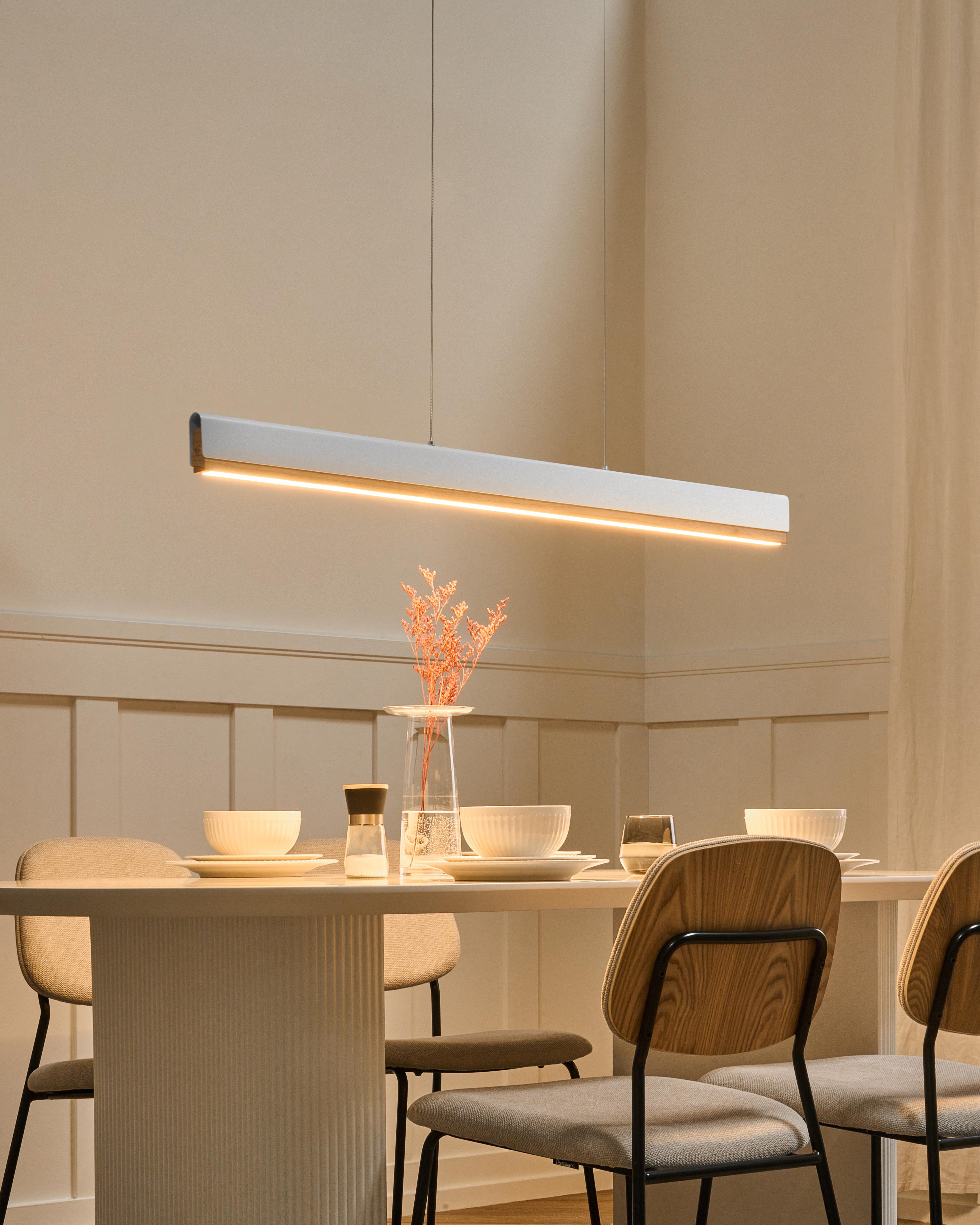 LED Pendant Lamp MARA Metal White