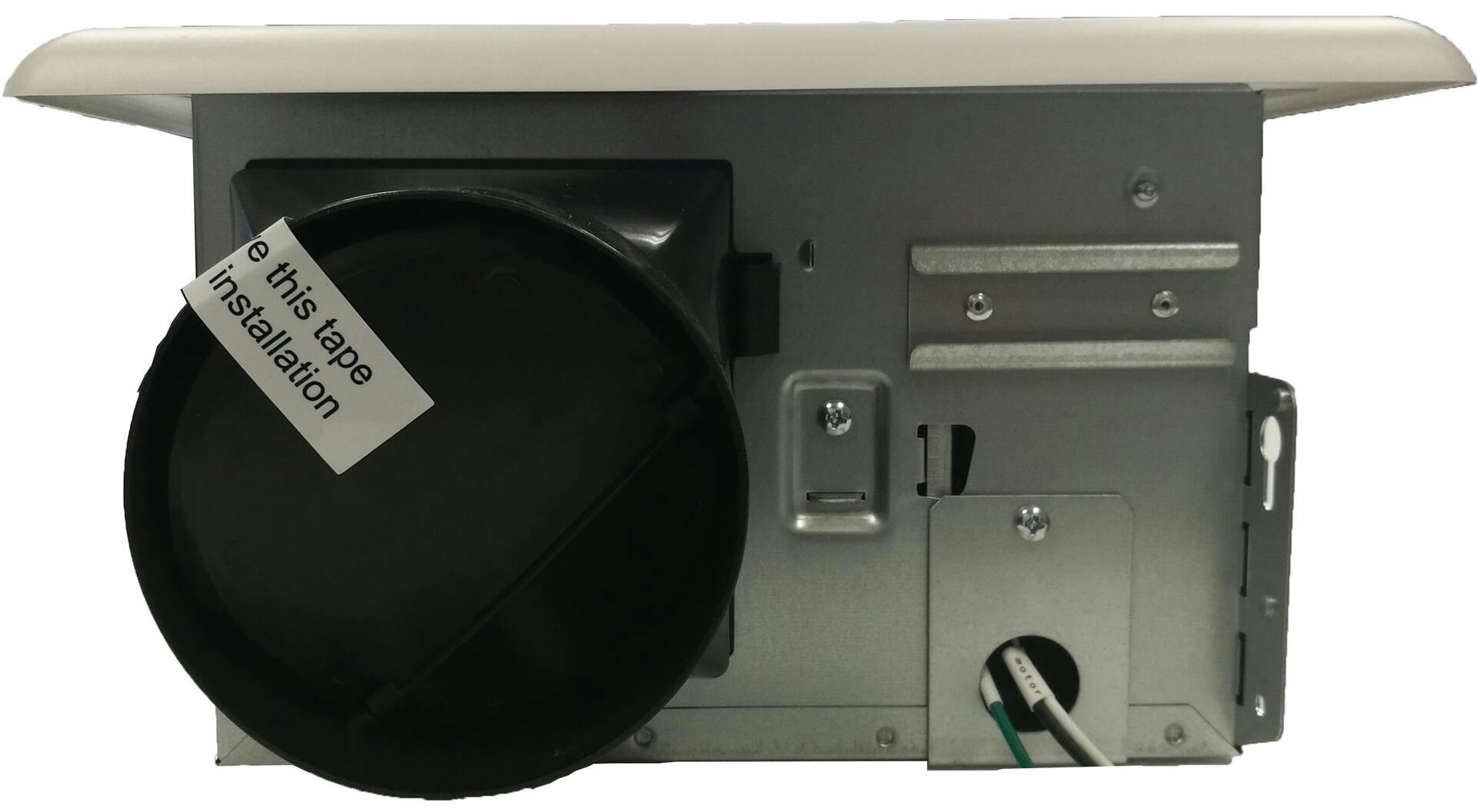 Cyclone 3 Speed 1.2 Sone Bath Exhaust Fan, Adjustable CFM, Mountable, White