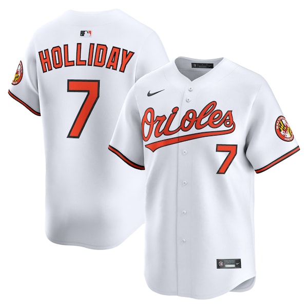 Jackson Holliday Baltimore Orioles Nike Home Limited Jersey - White
