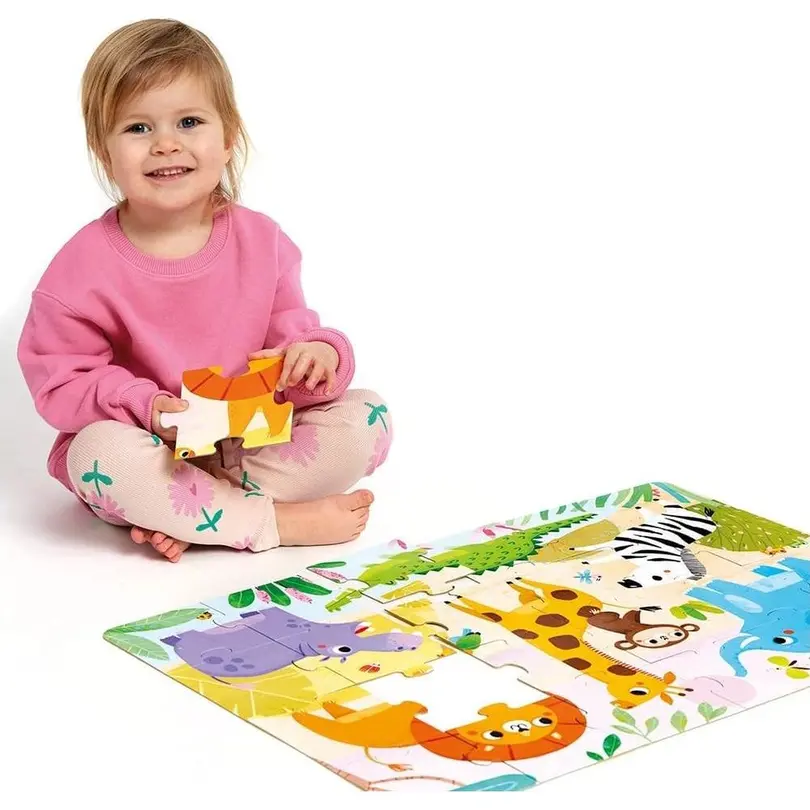 Puzzle 24-teilig Wild Jumbo Safari