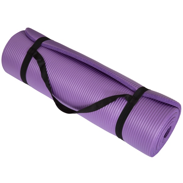 Wakeman Fitness Extra Thick Yoga Exercise Mat - 71" x 24" x 0.5"