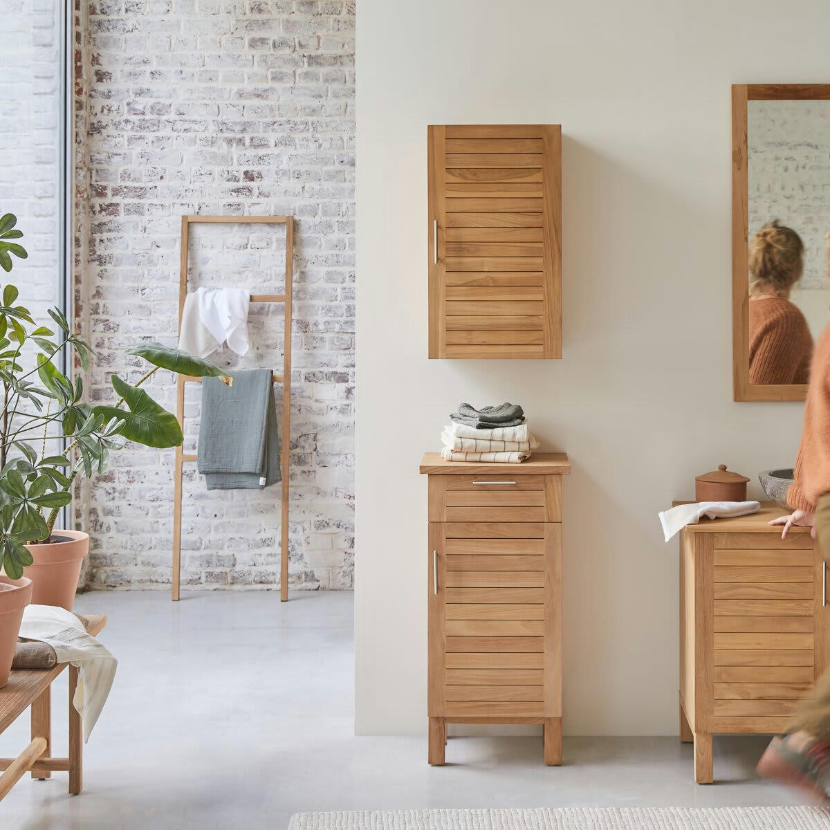 SOHO - Ensemble en teck massif