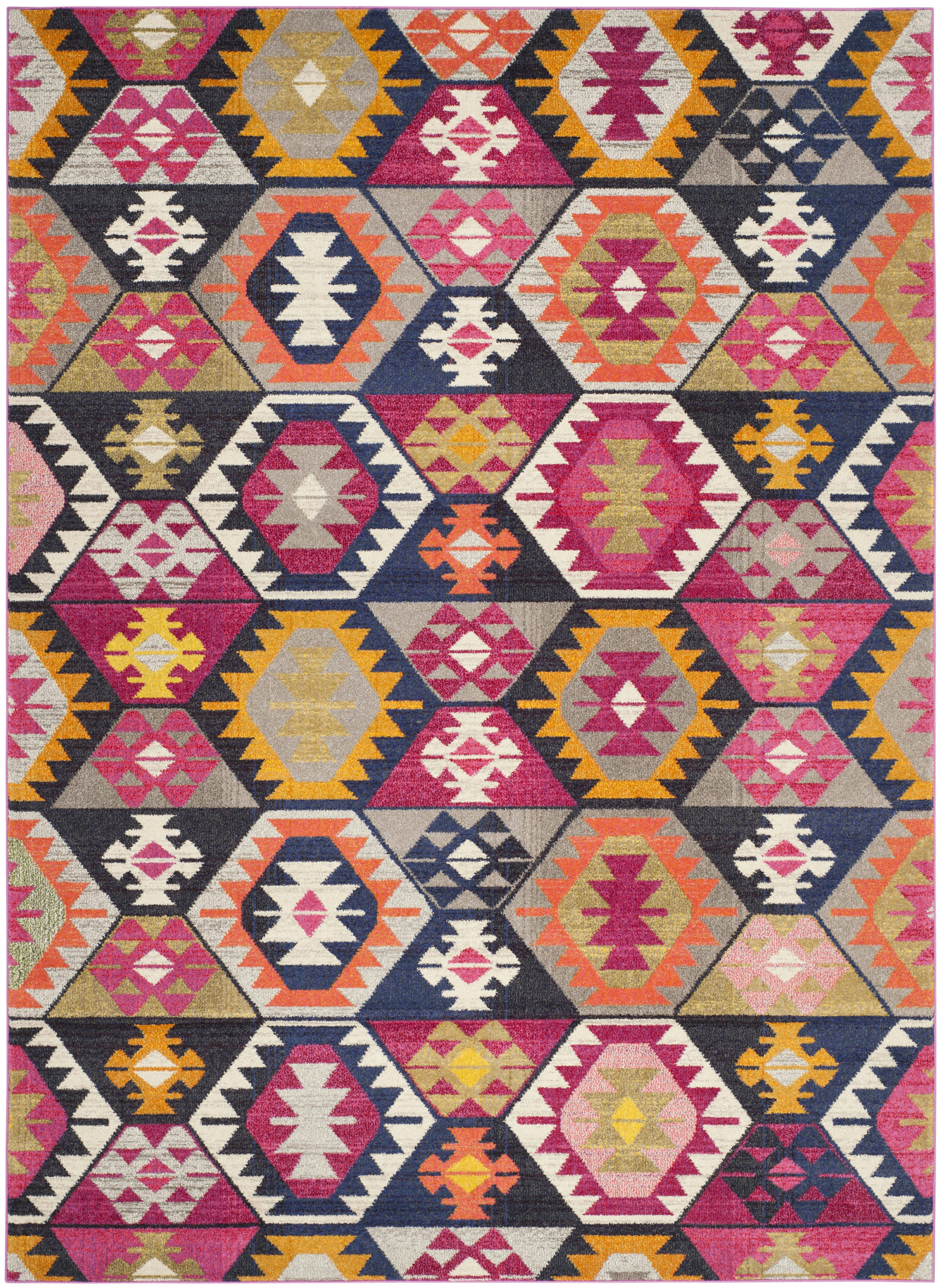MONACO - Tapis de salon interieur en multicolore, 201 x 279 cm