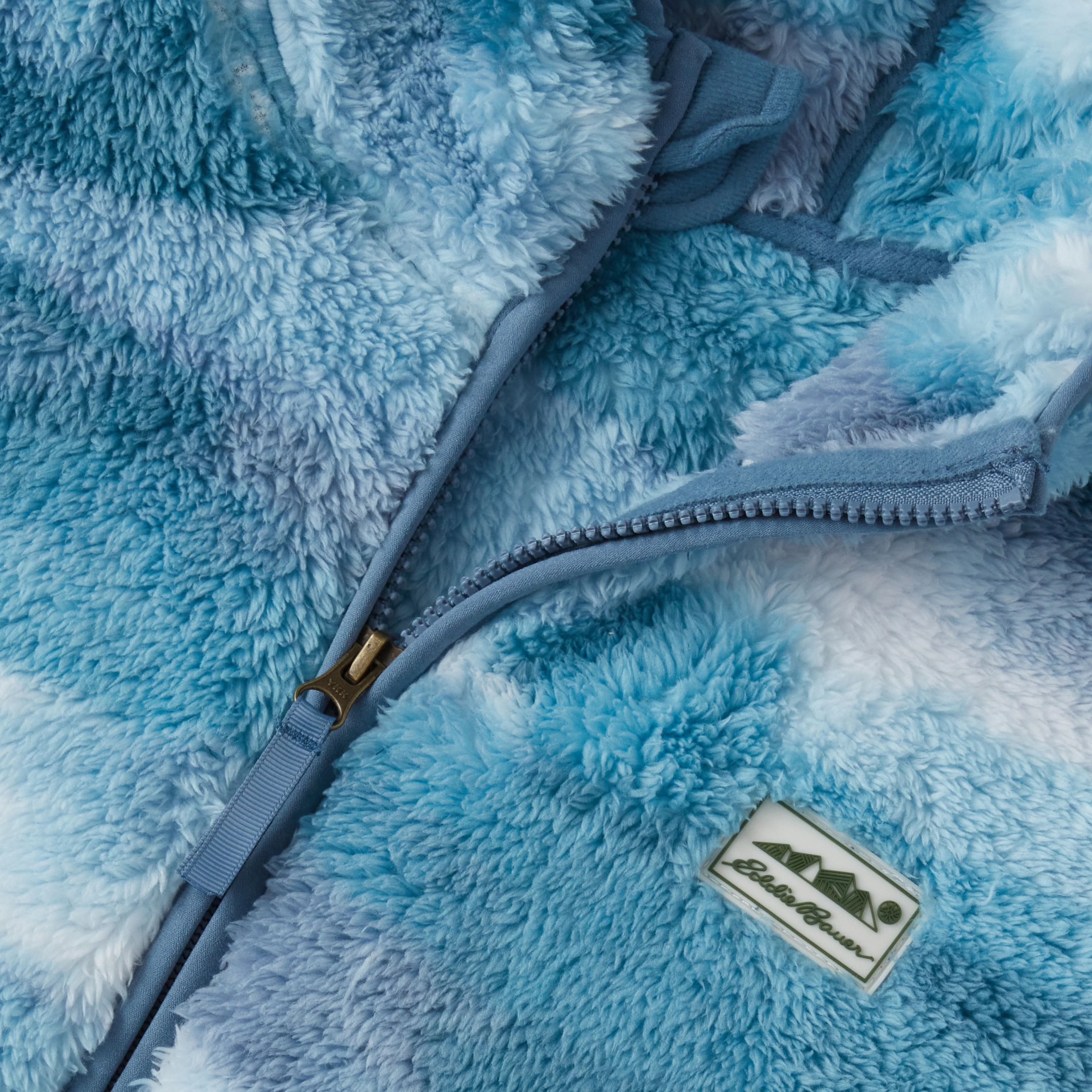Kids' Hooded Quest Plush Fleece Jacket - Print