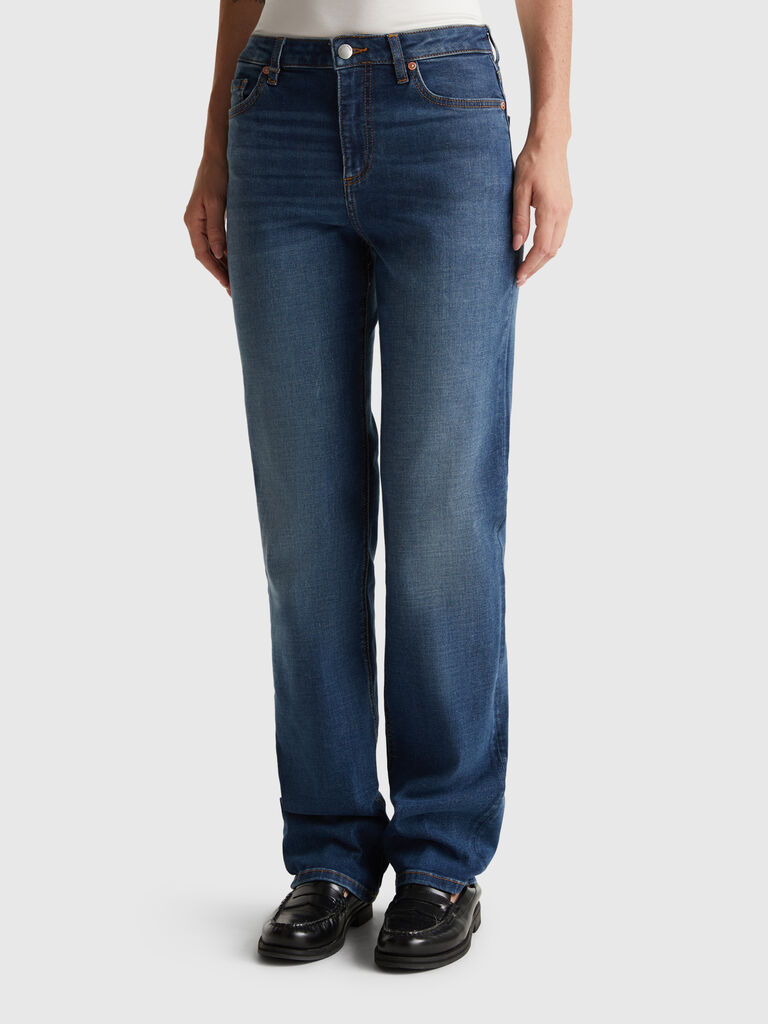 Straight leg jeans