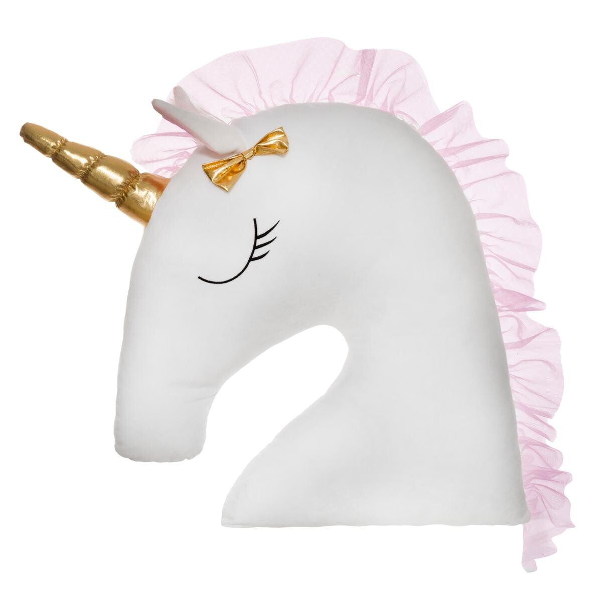 Kids cushion "Maxi unicorn" White, 55x55 cm