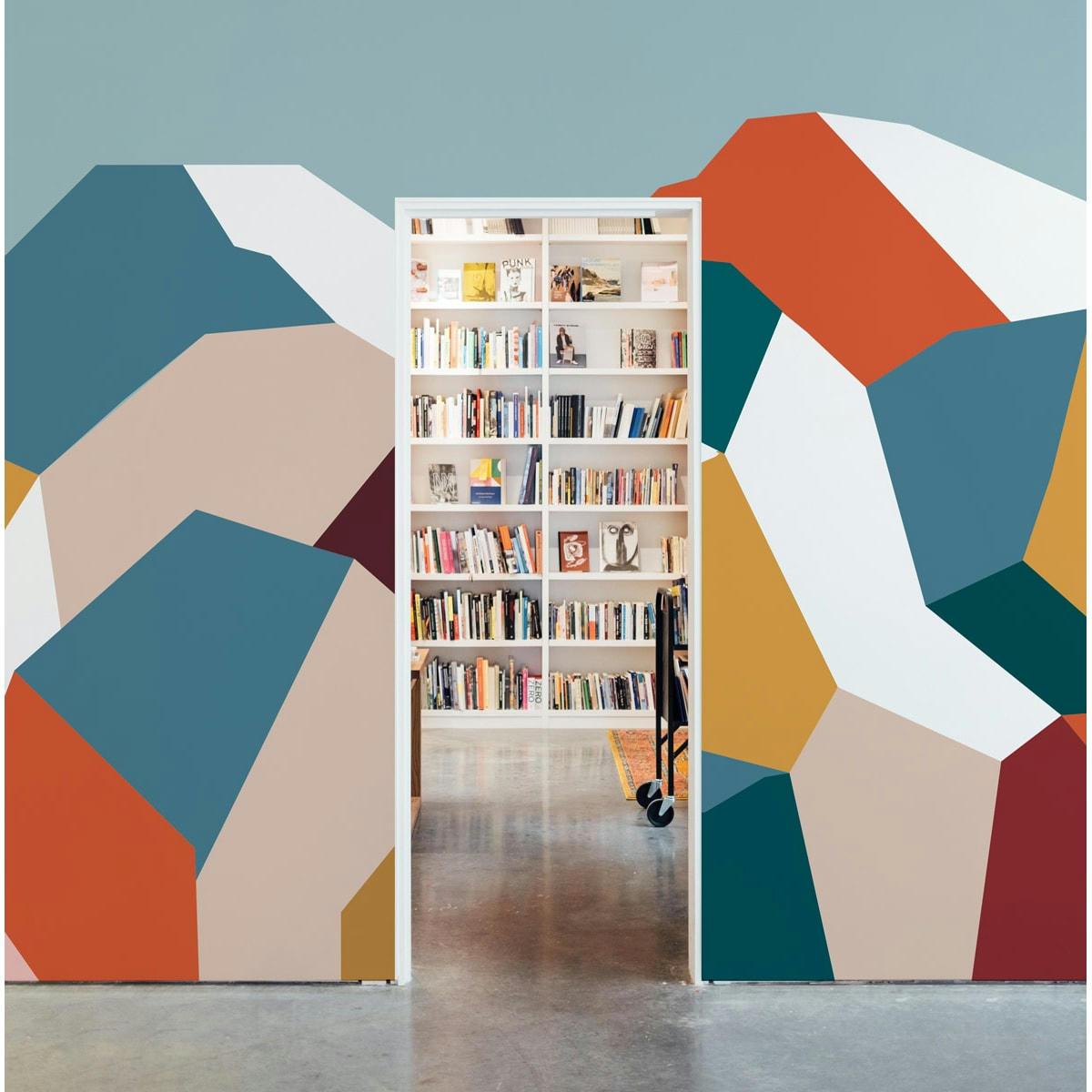 - Papier peint panoramique glacier blanc 375 x 250 cm