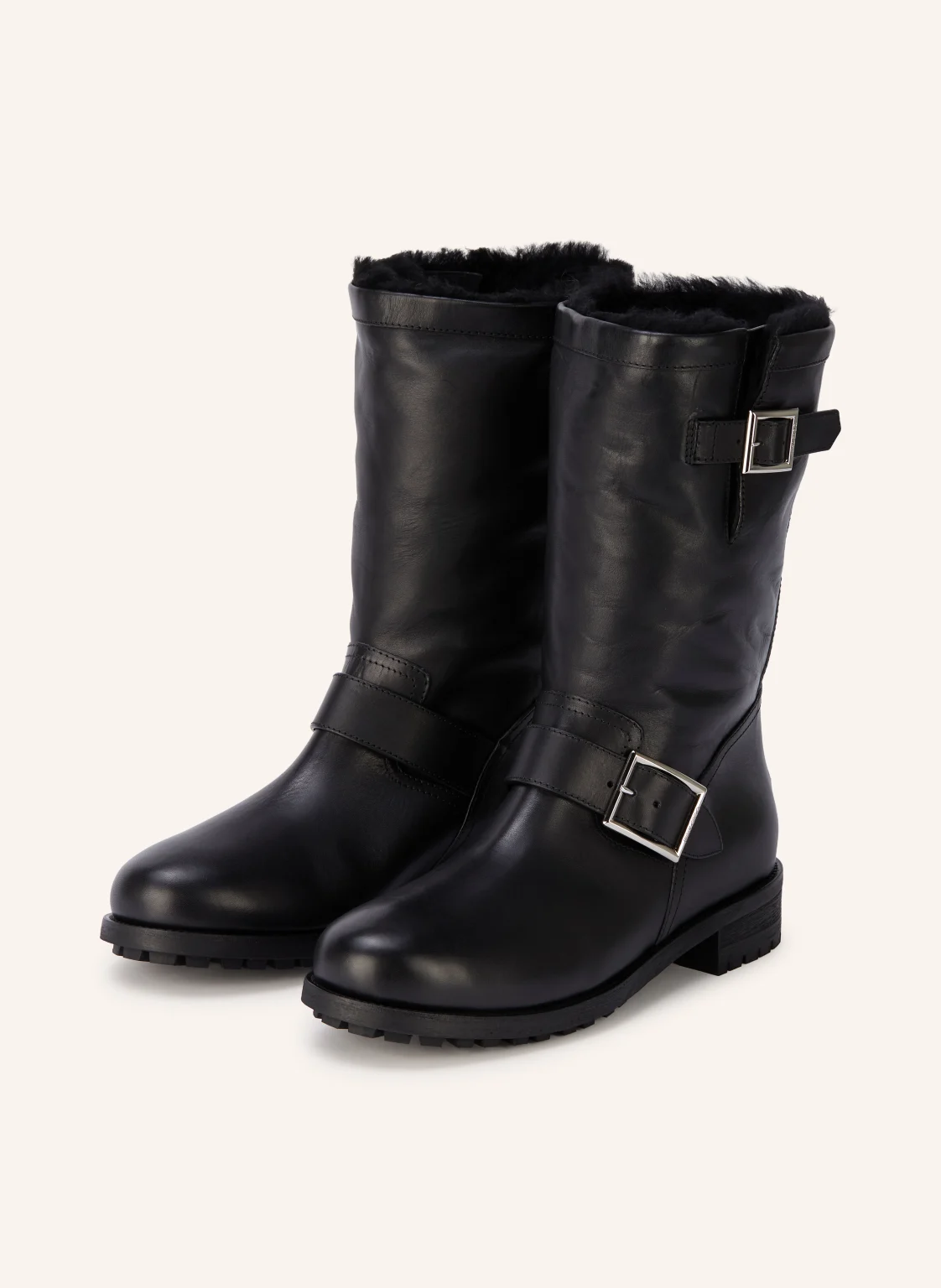 JIMMY CHOO Biker Boots