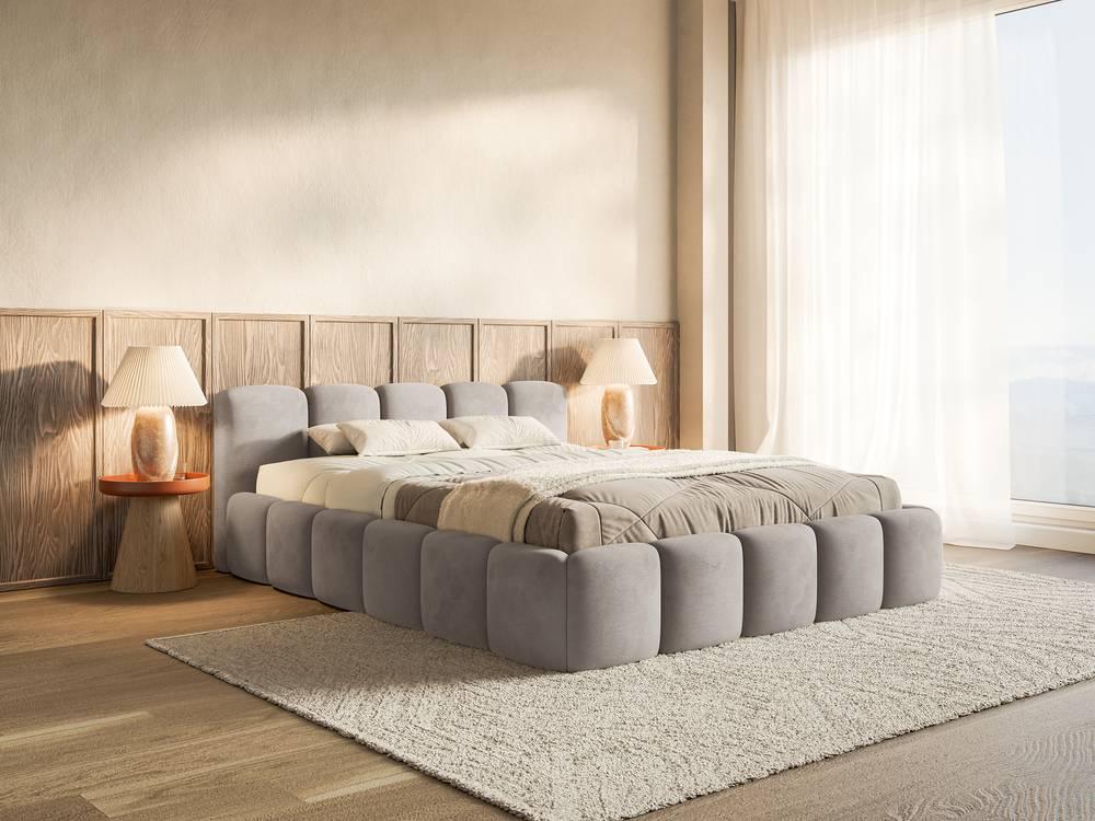 Bedframe Chloe laag 140 x 200 cm velvet
