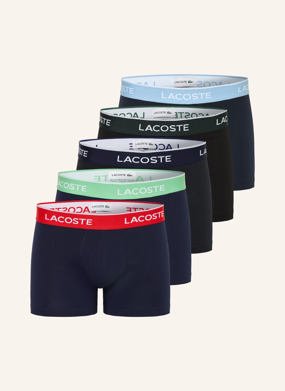 LACOSTE 5er-Pack Boxershorts