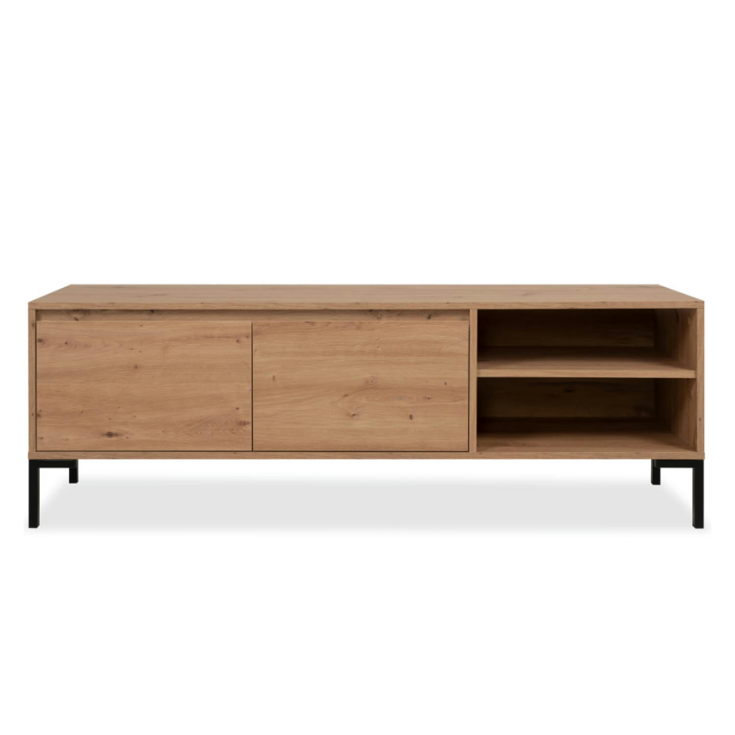 NAVI - Meuble TV en bois avec rangements