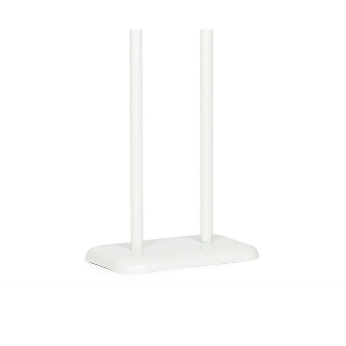 - Dérouleur papier toilette sur pied avec réserve en métal blanc