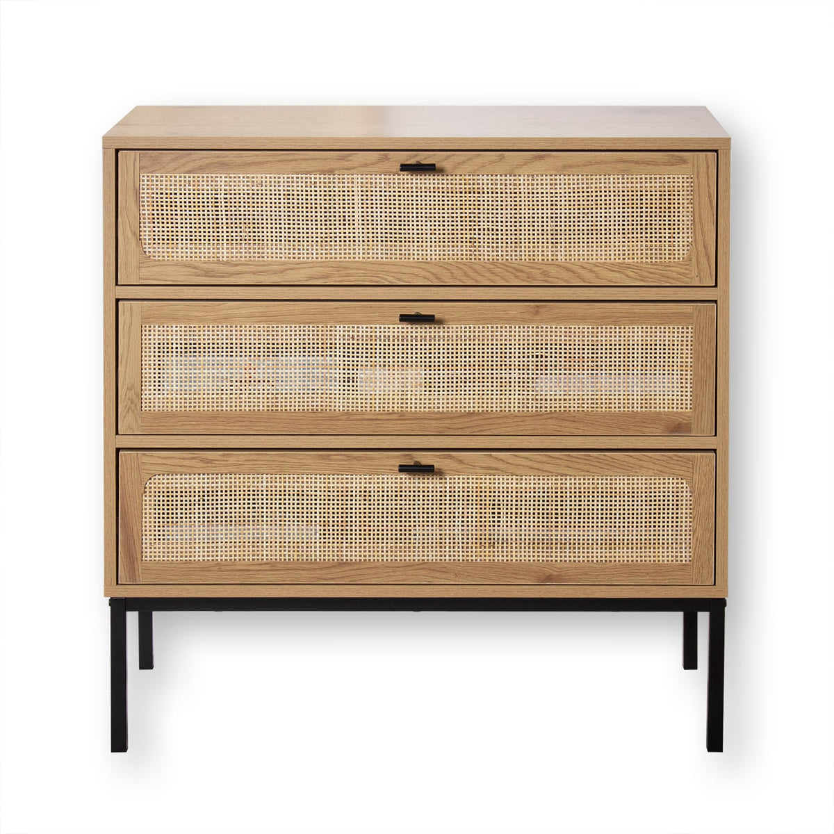 Calicosy - JAYA Ladekast Slaapkamer - Licht hout - 39x80x79 cm