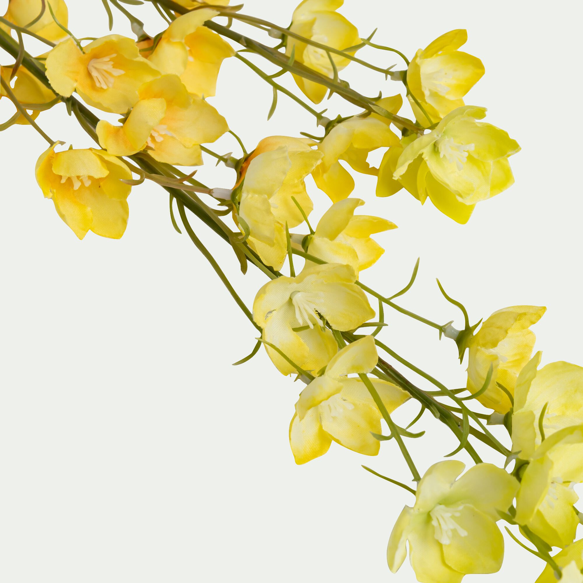 MEYLI - Branche de buttercup artificielle H85cm - jaune