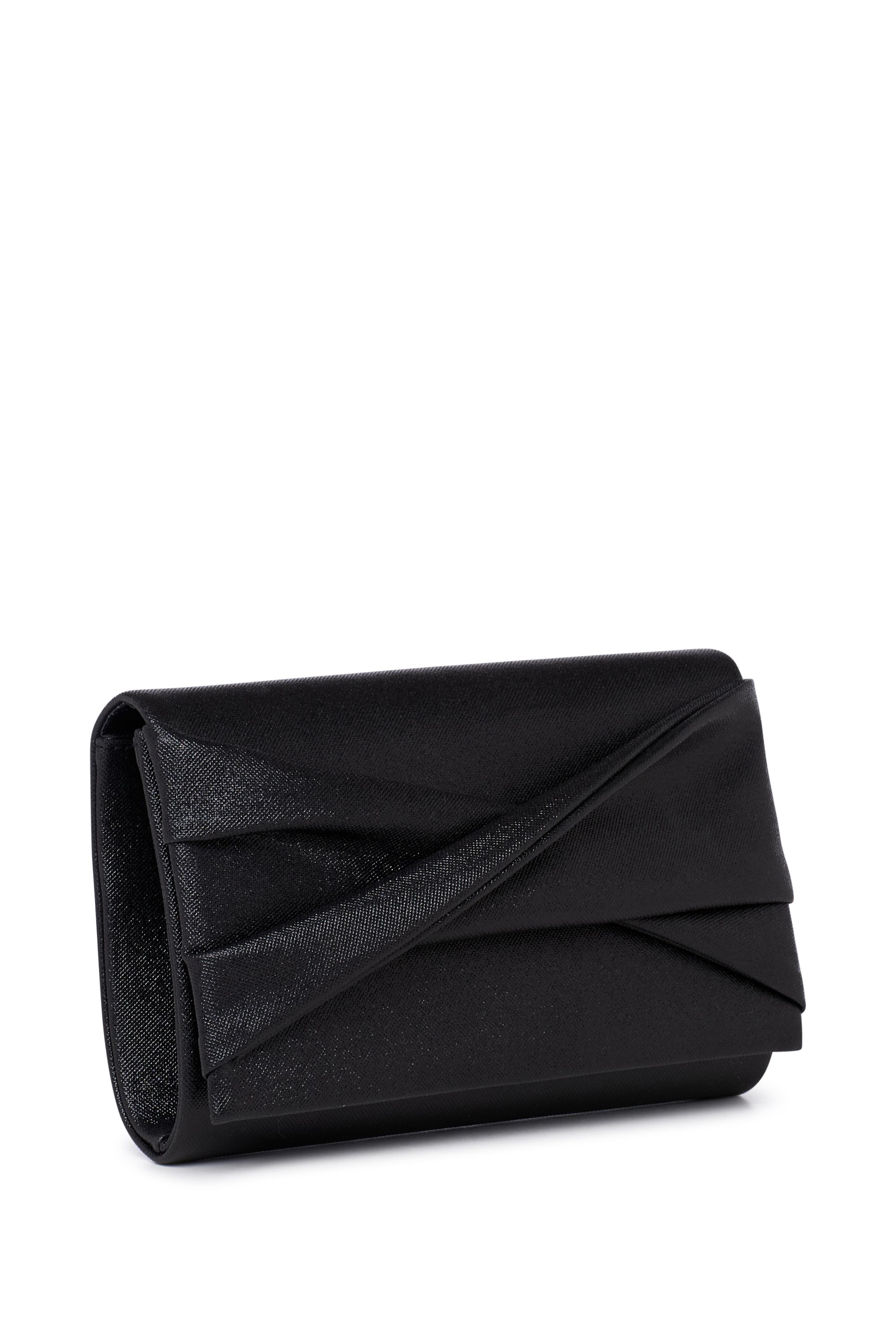 Paradox London Deloria Pleated Twist Clutch Bag