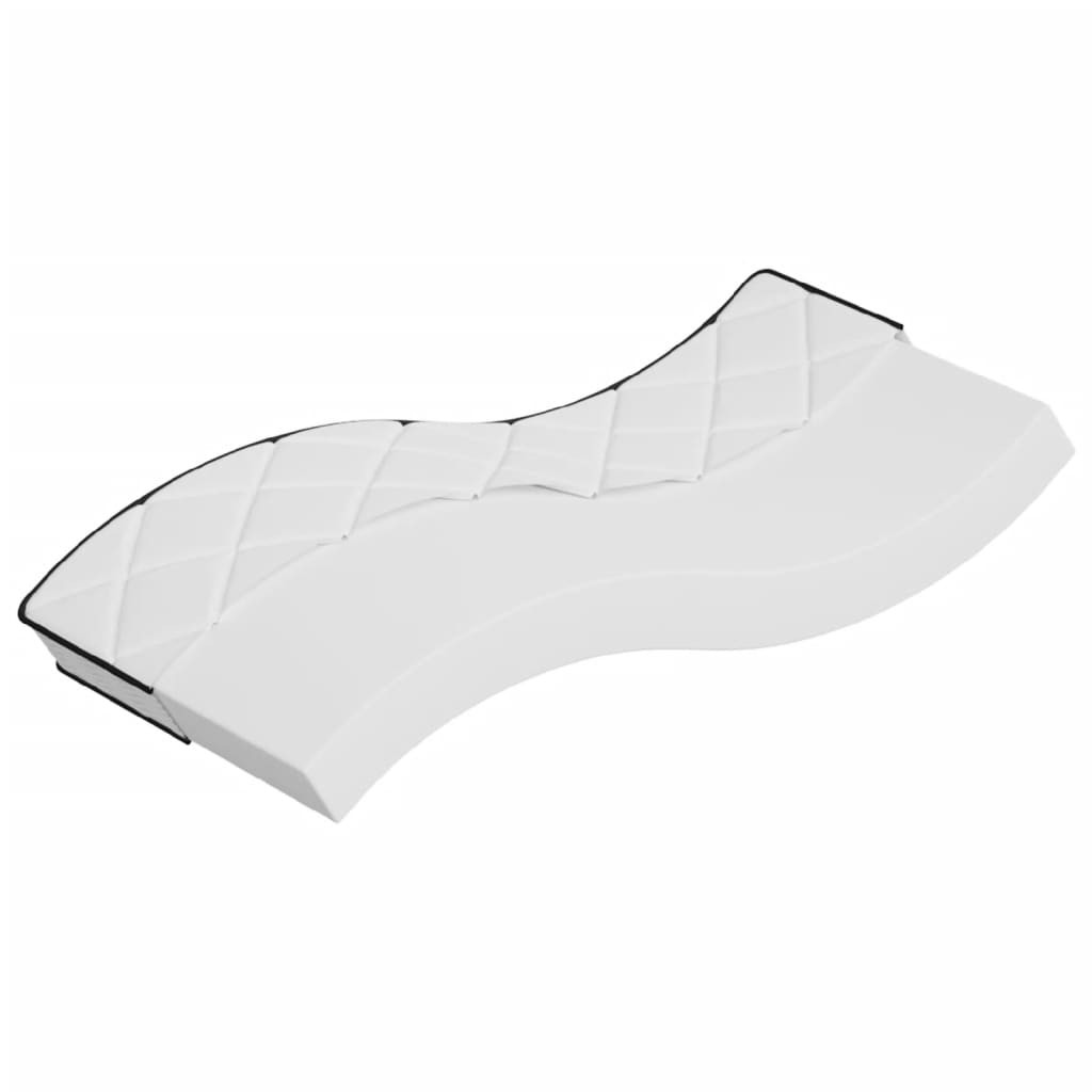 Materac Biały 90 x 190 cm Pianka vidaXL