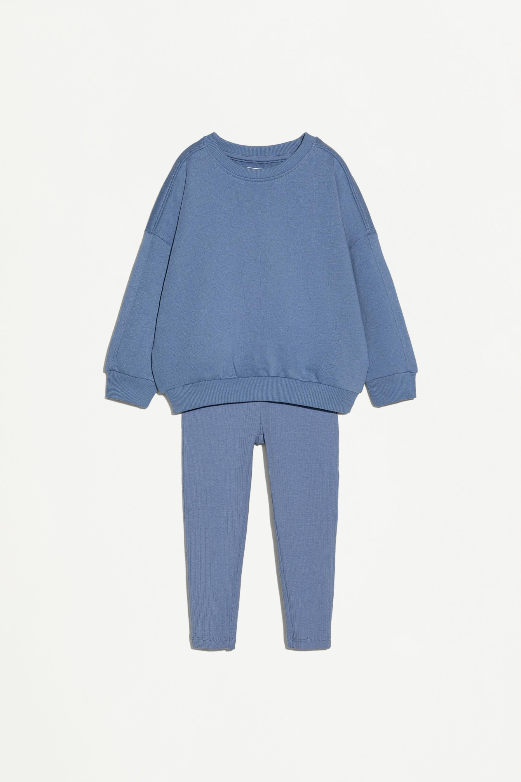 Set sudadera y legging canalé