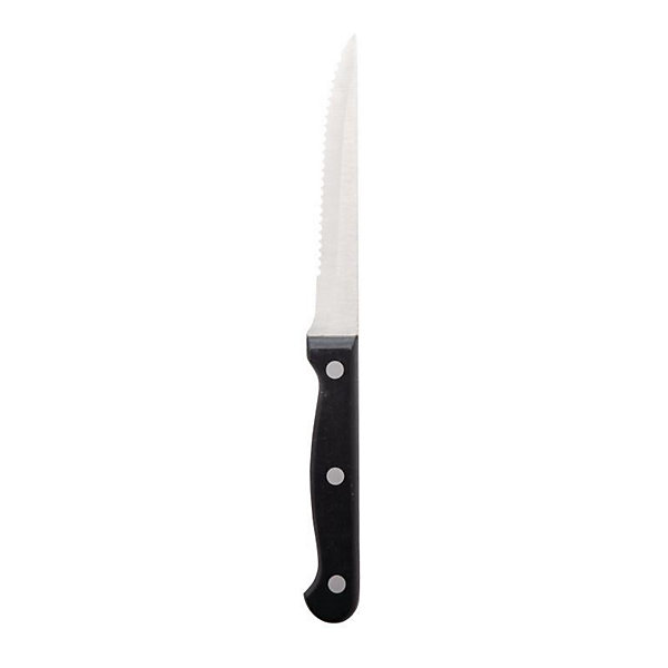 Couteau à Viande 215 mm Manche en Bois Noir Lot de 12 Olympia