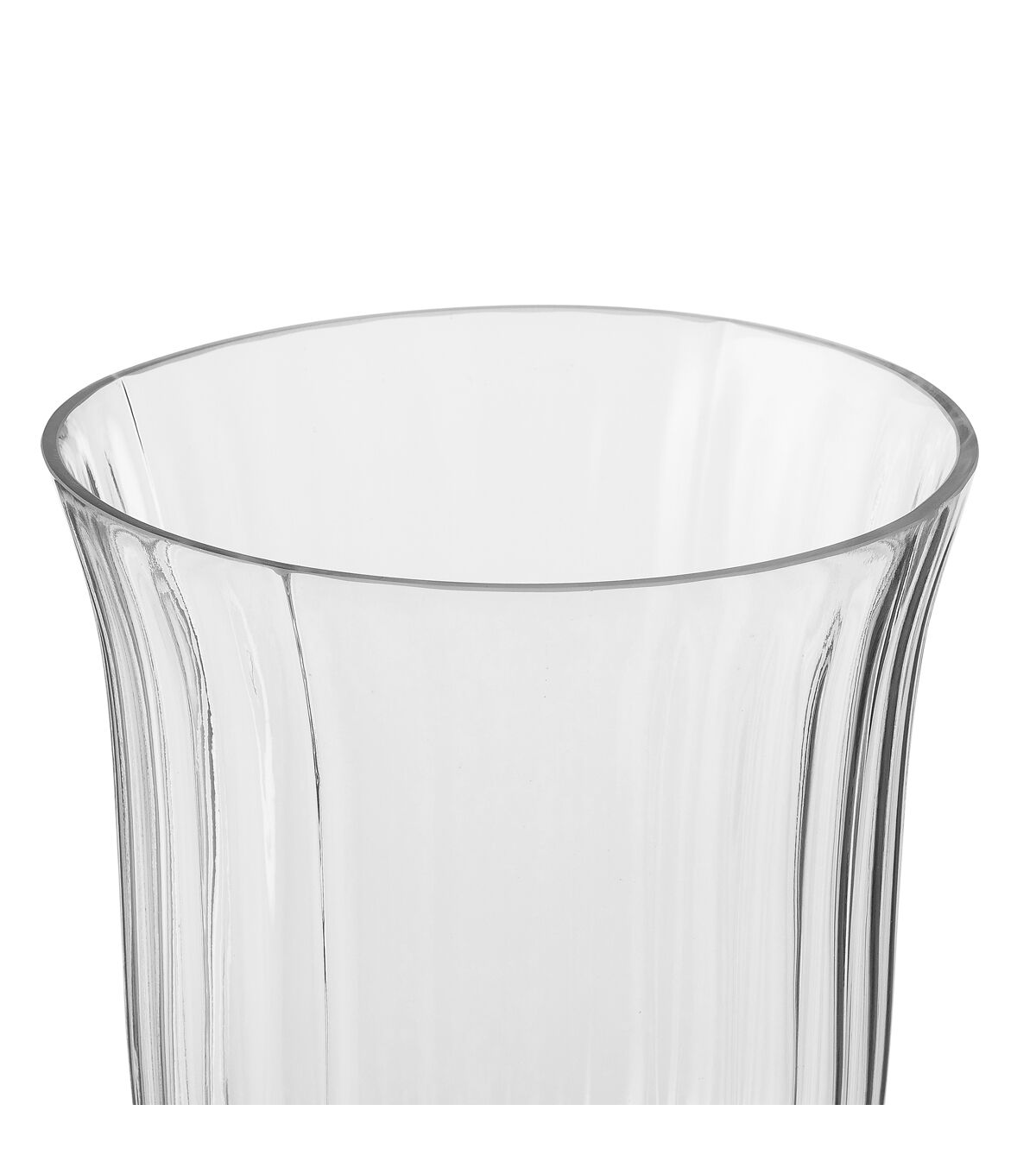 13'' Clear Footed Glass Vase by Bloom Room